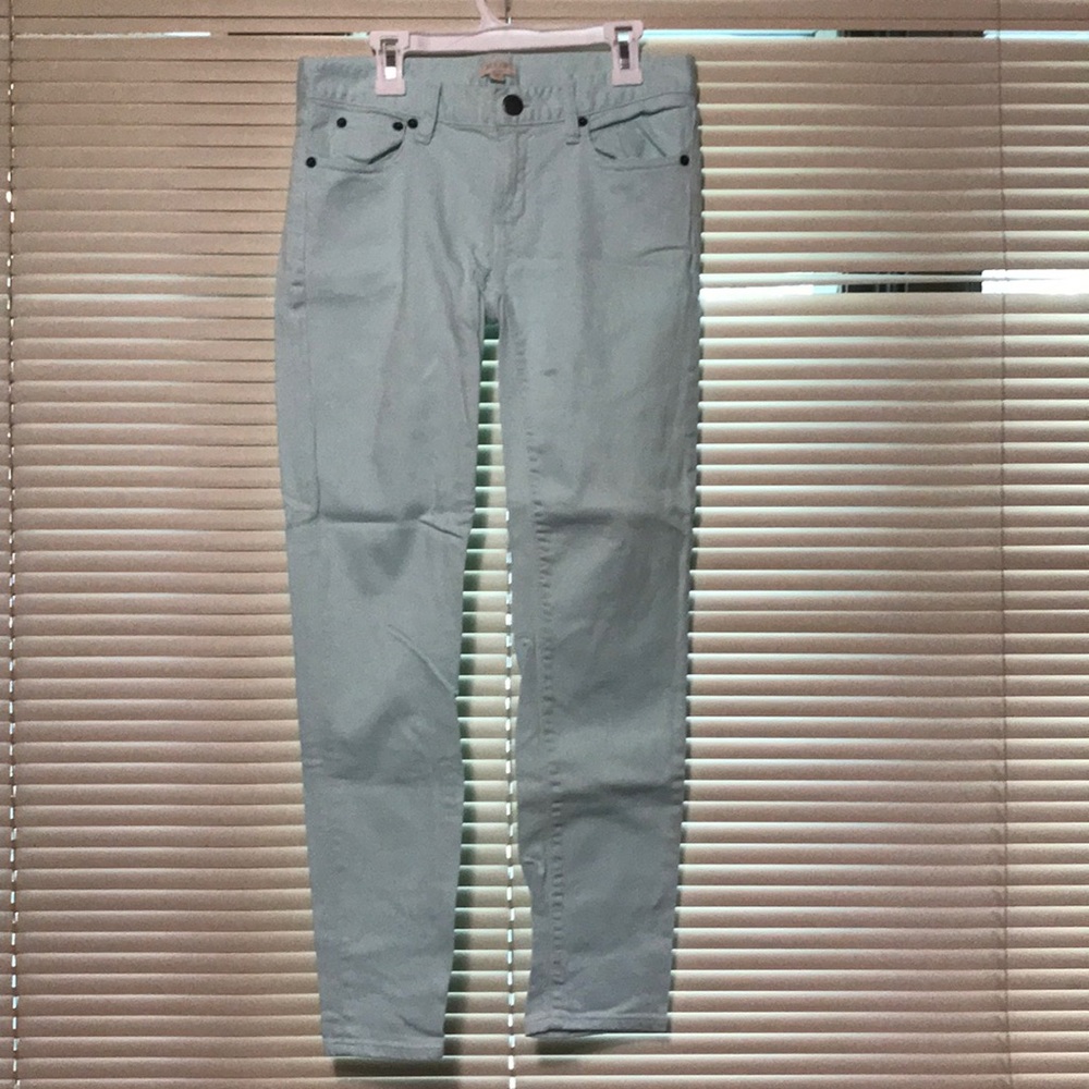 JCREW 26 MINT GREEN JEANS PANTS
